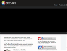 Tablet Screenshot of portlogicsystems.com